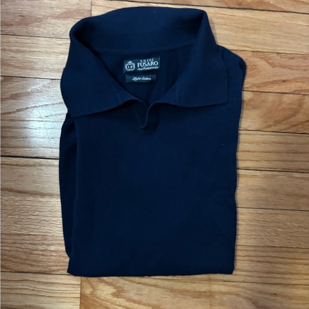 Italian Boutique Navy Men's Shirt - Picture 2 of 6
